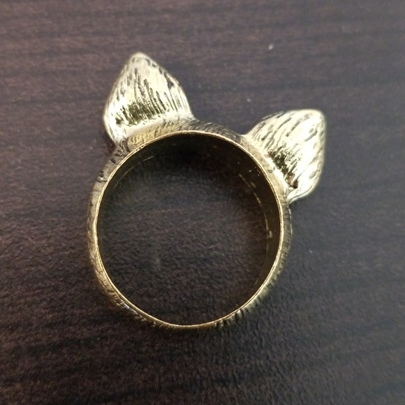 Cat Ears Ring in Gold (Size 8.5) - Picture 2 of 4